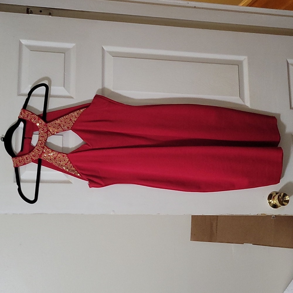 CACHE, dress, red, size 10